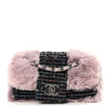 Rabbit Fur Tweed Small Fantasy Flap Lilac