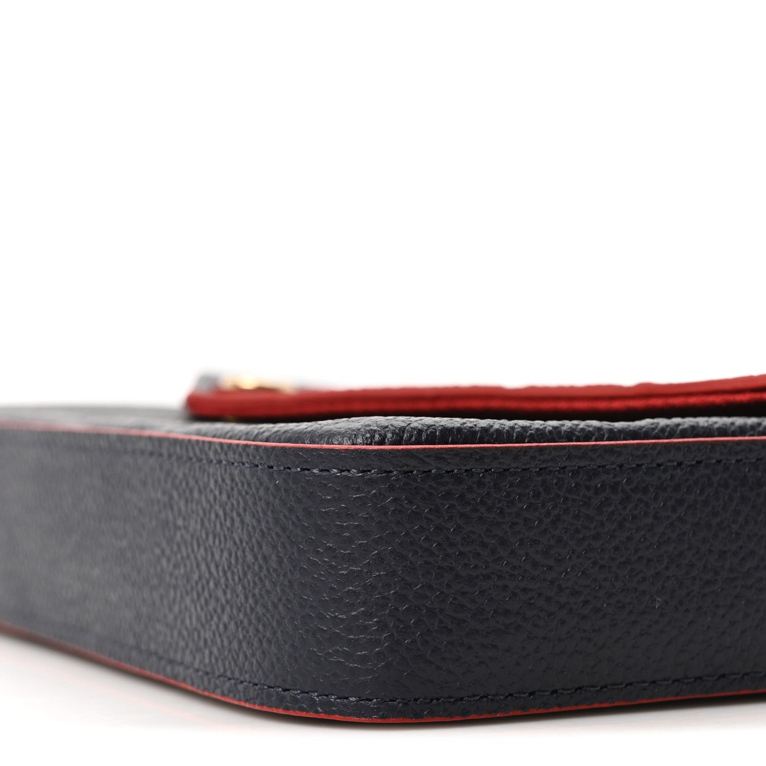 Empreinte Pochette Felicie Chain Wallet Marine Rouge