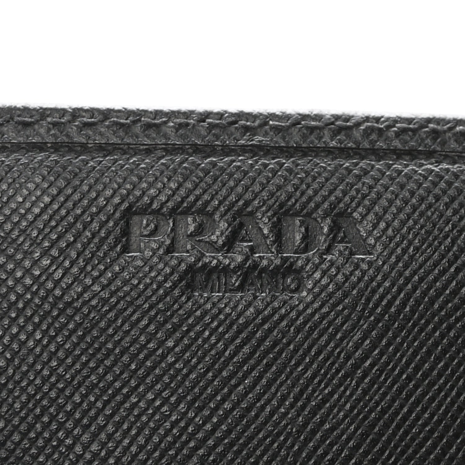 Saffiano Metal Continental Flap Wallet Black