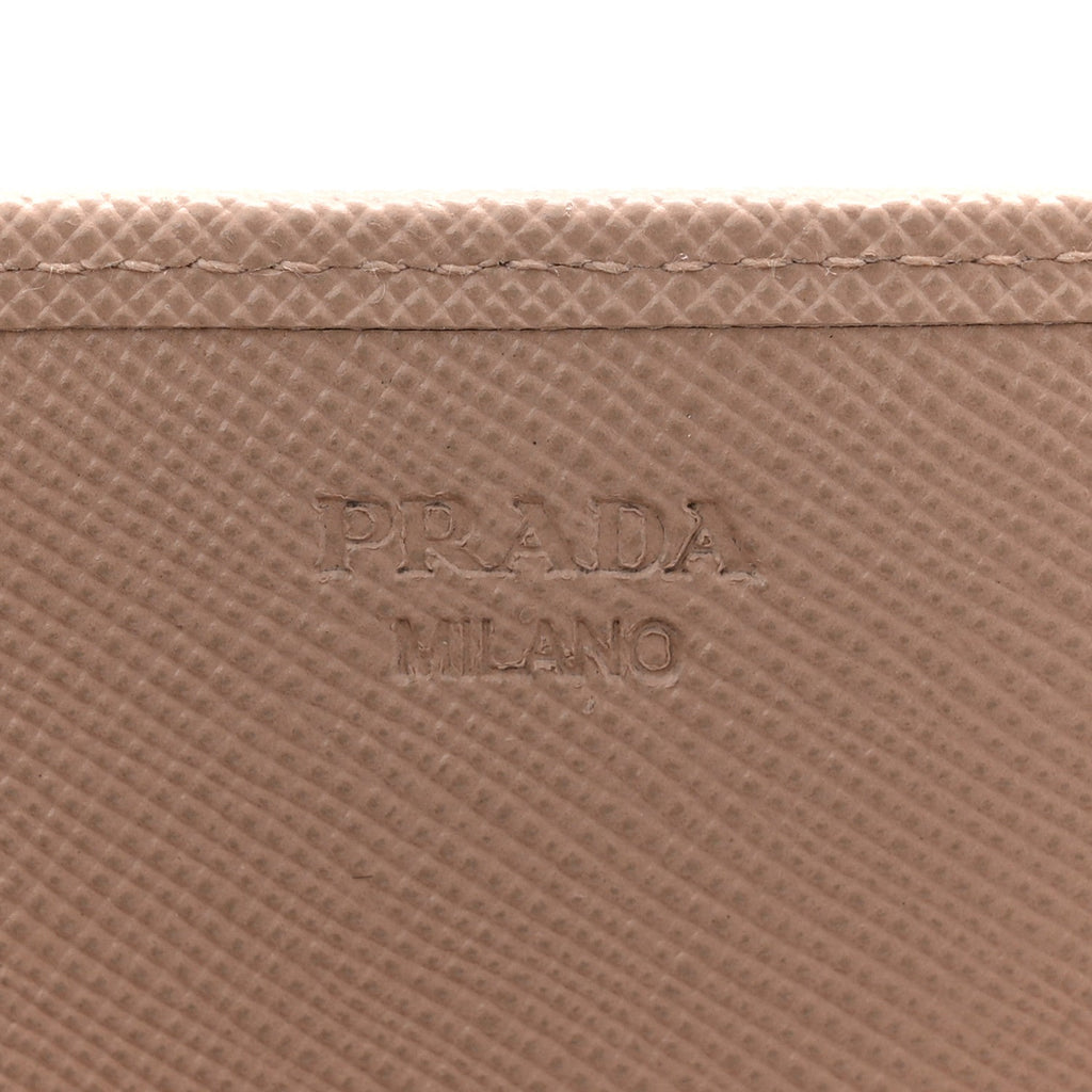 Saffiano Fiocco Bow Continental Wallet Cammeo