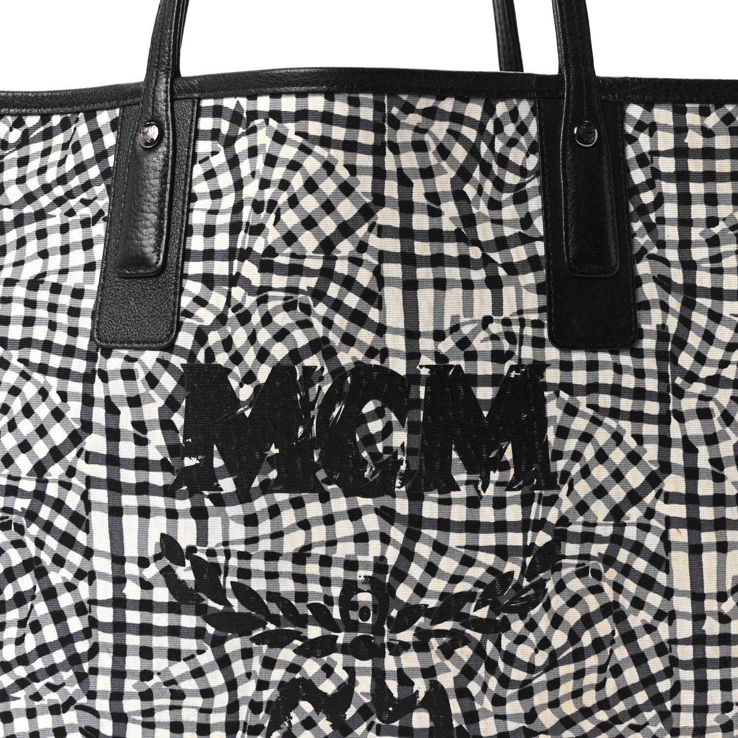 Visetos Medium Liz Reversible Shopper Tote Black