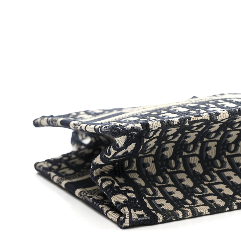 Oblique Small Book Tote Blue Multicolor