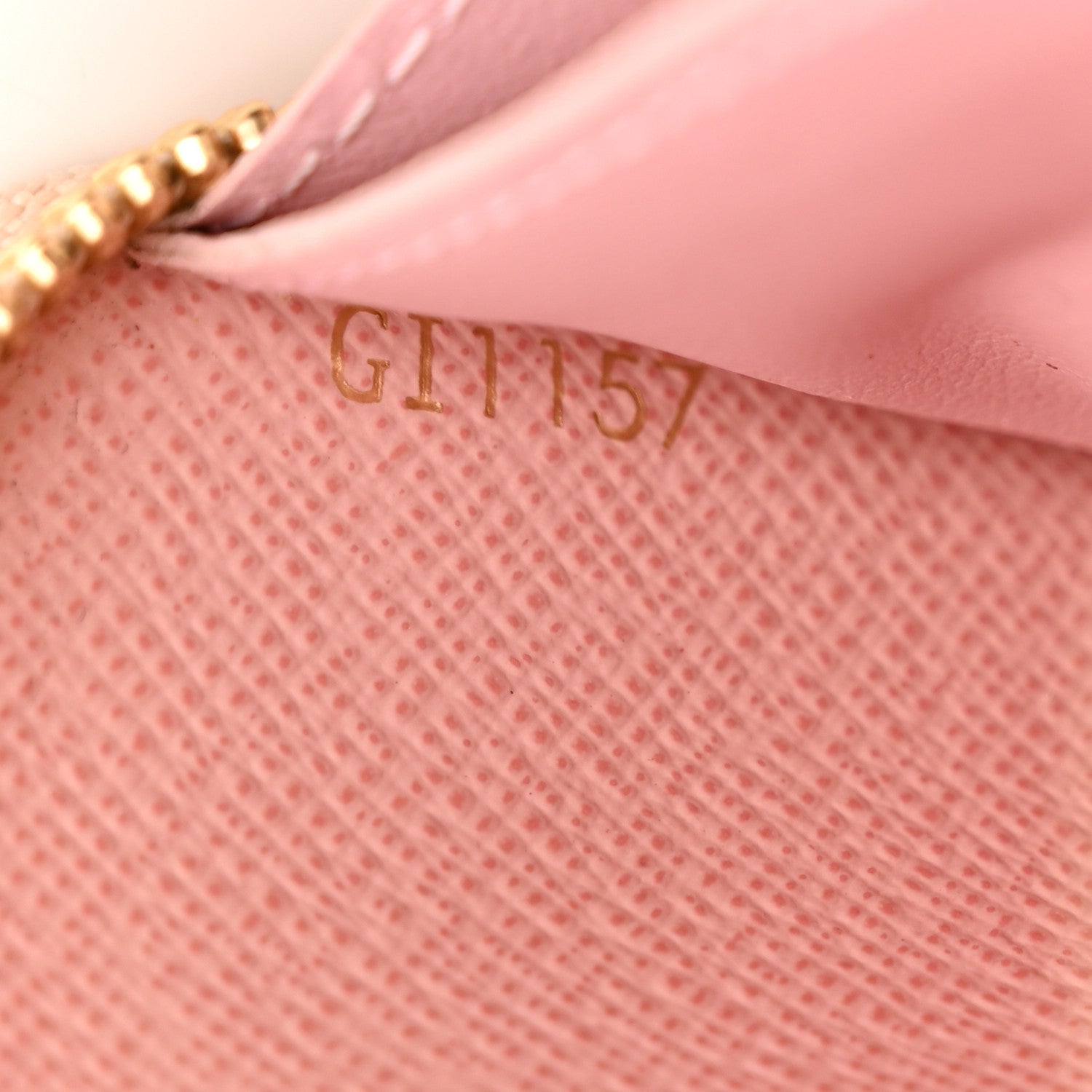 Damier Azur Clemence Wallet Rose Ballerine