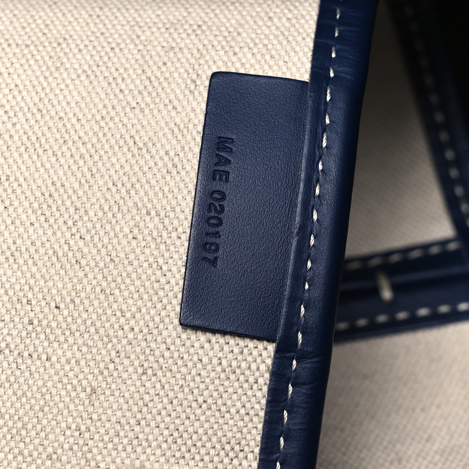 Goyardine Steamer PM Navy Blue