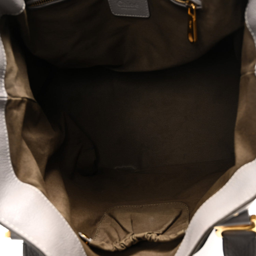 Calfskin Large New Marcie Tote Cashmere Grey
