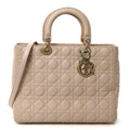 Lambskin Cannage Large Lady Dior Fard