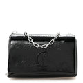 Naplak Patent Calfskin Monochrome Loubi54 Shoulder Bag Zaffiro