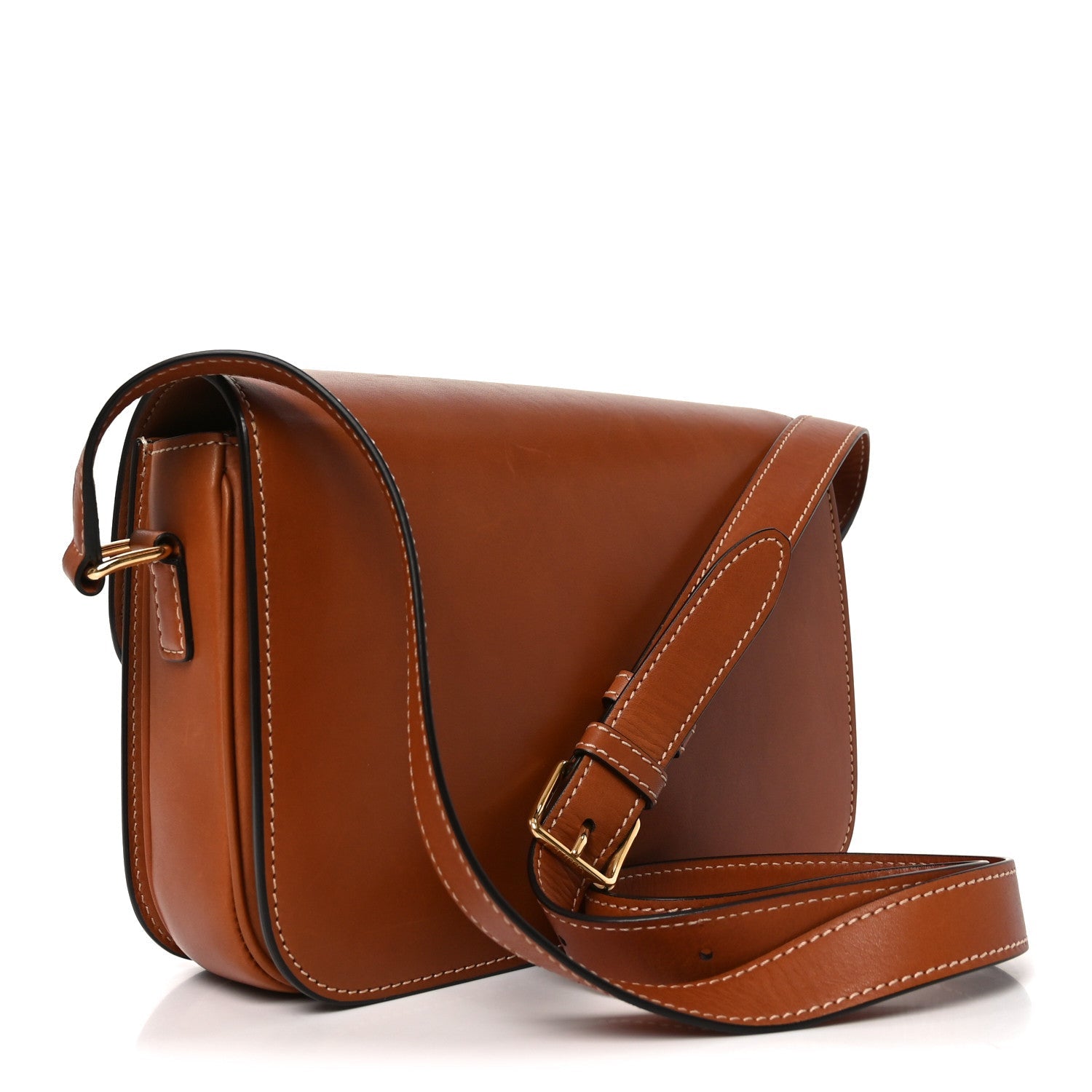 Natural Calfskin Medium Triomphe Tan