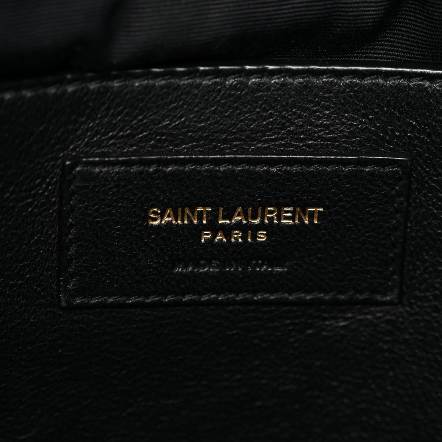 Patent Matelasse Monogram Large Jamie 4.3 Black