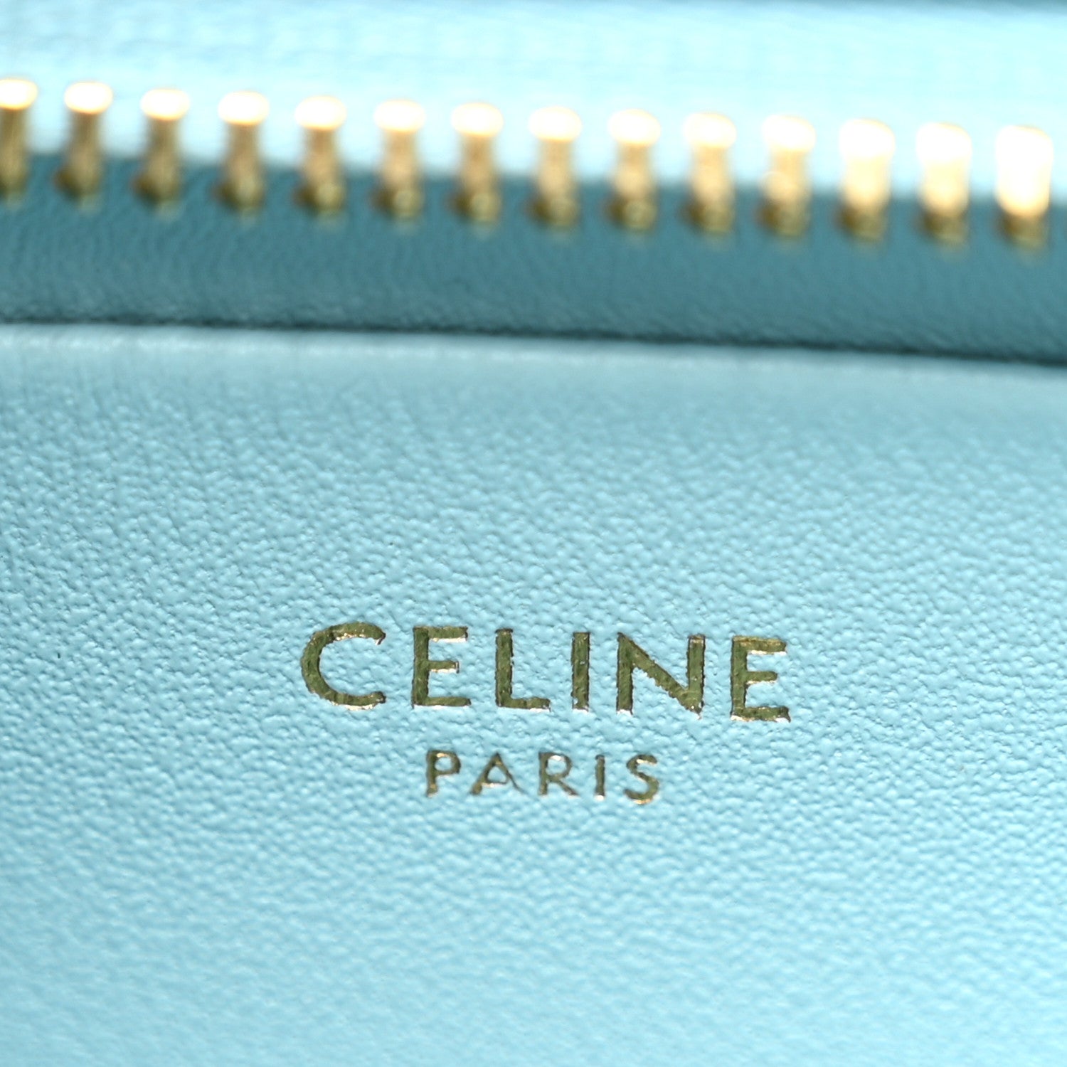 Shiny Calfskin Medium Tilly Triomphe Shoulder Bag Light Blue