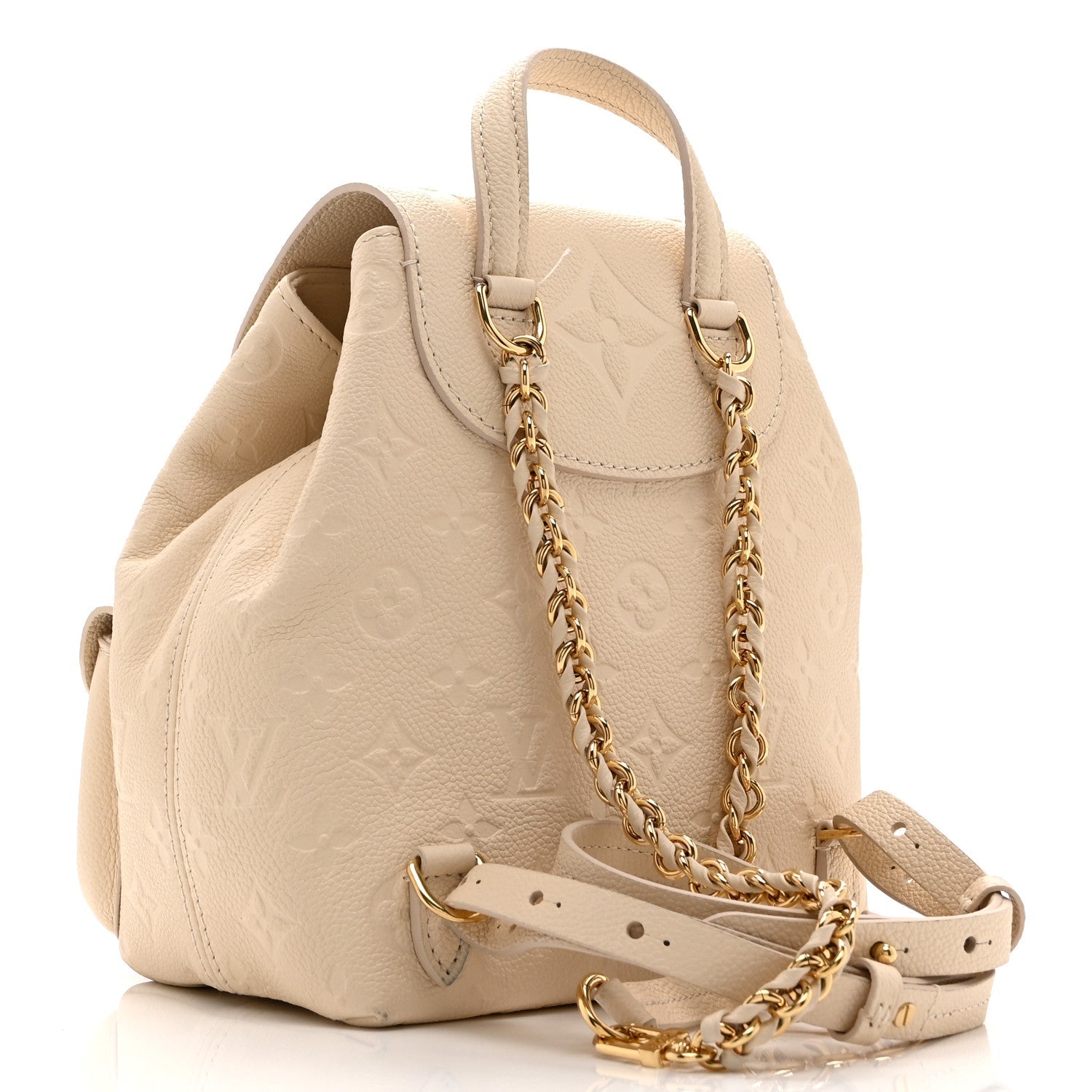Empreinte Monogram Backup Backpack Cream