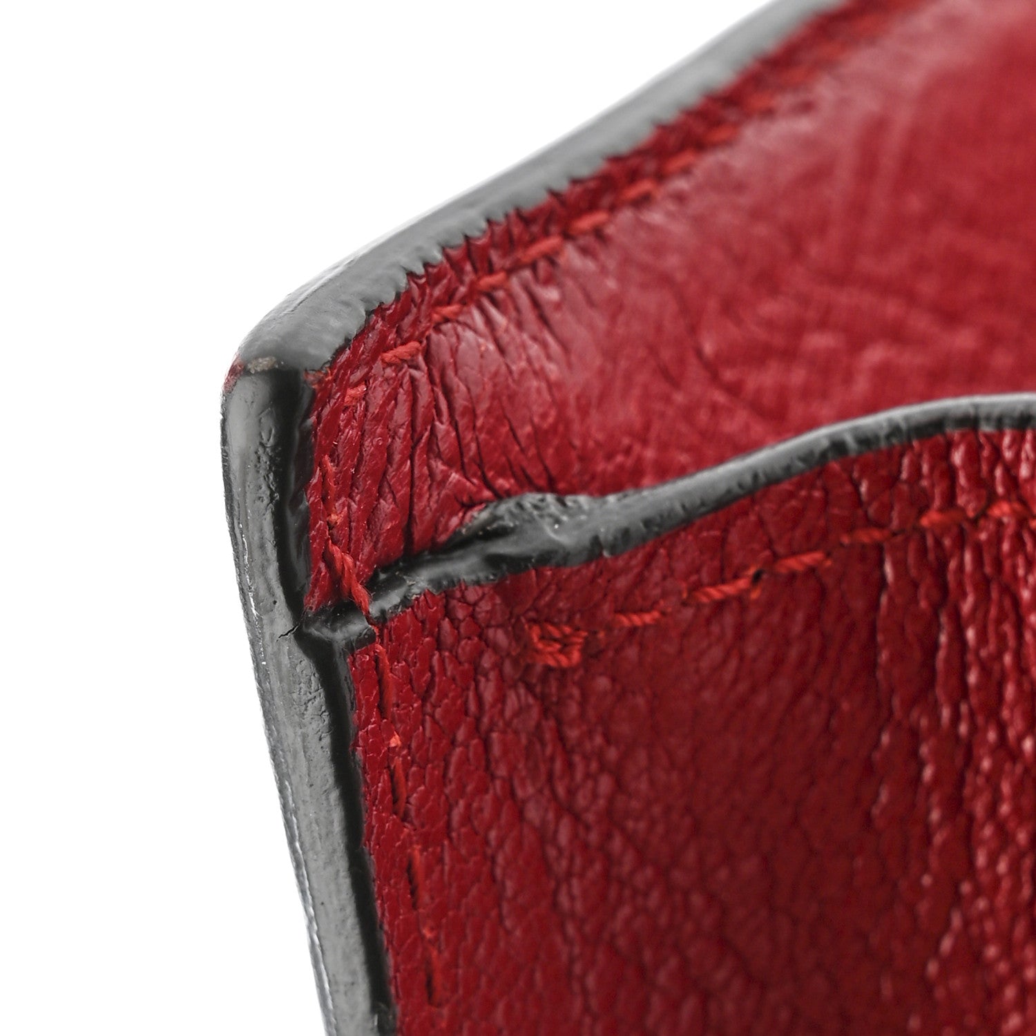 Calfskin Snakeskin Studded Small Ottilia Top Handle Bag Hibiscus Red