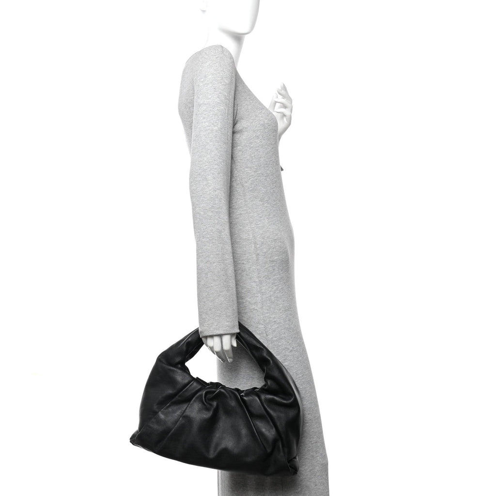 Smooth Butter Calfskin Small The Shoulder Pouch Black