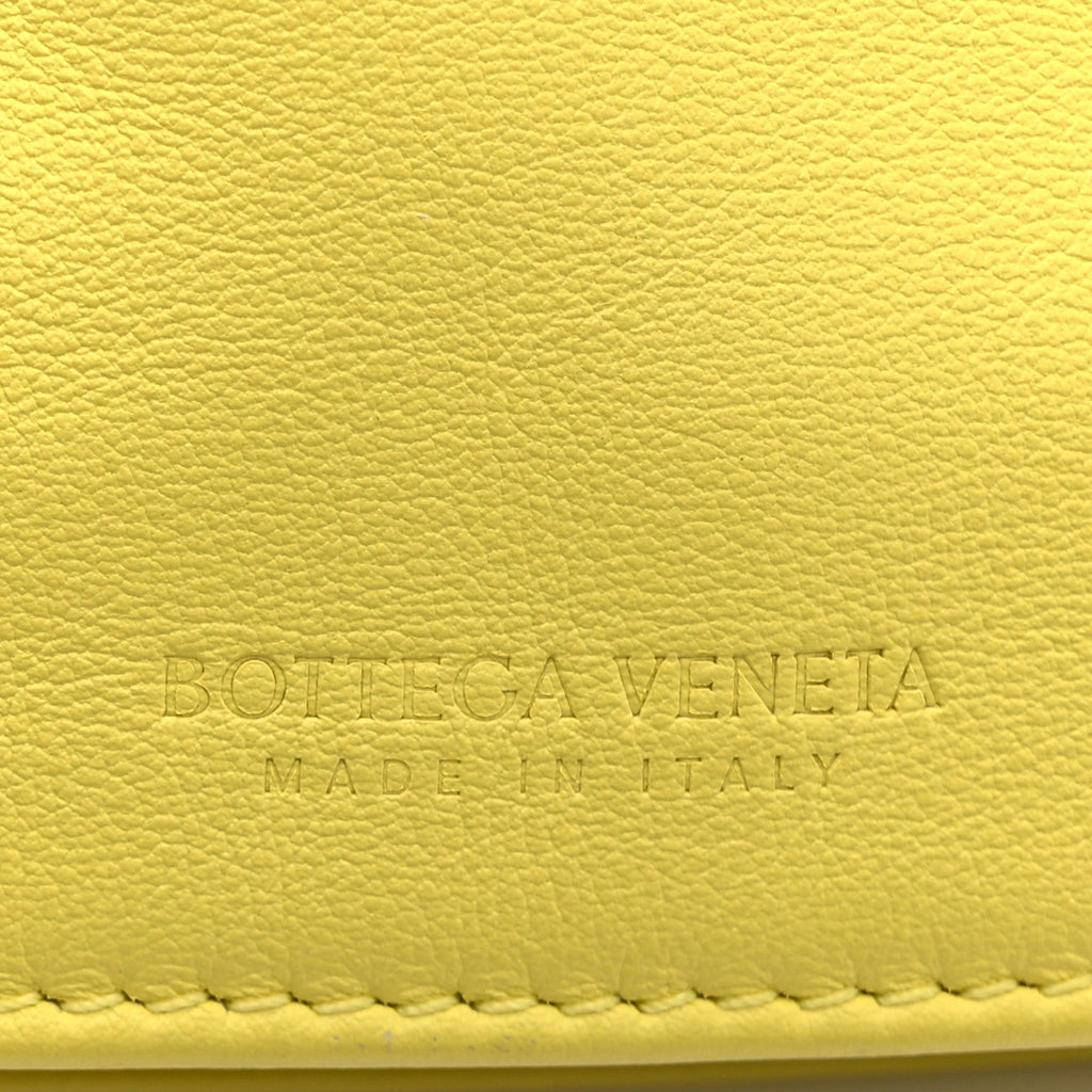 Calfskin Mini BV Twist Yellow