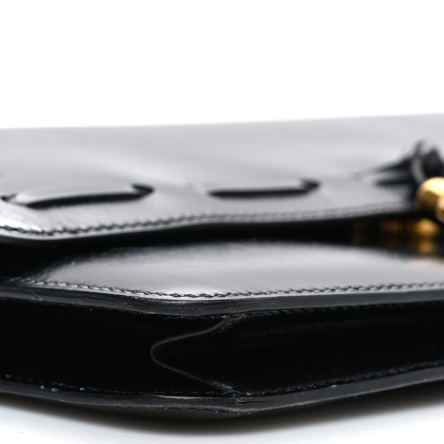 Box Tassel Shoulder Bag Black