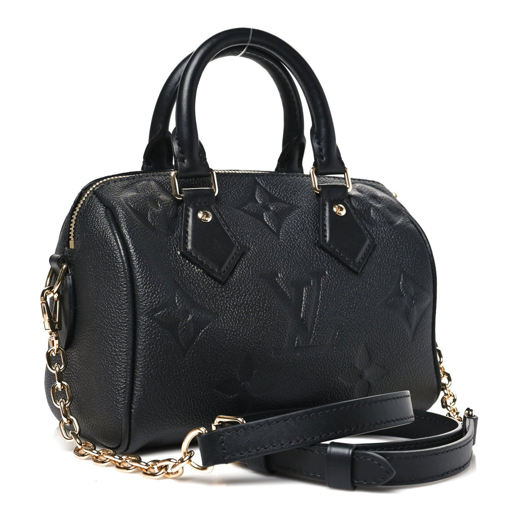 Empreinte Monogram Giant Speedy Bandouliere 20 Black
