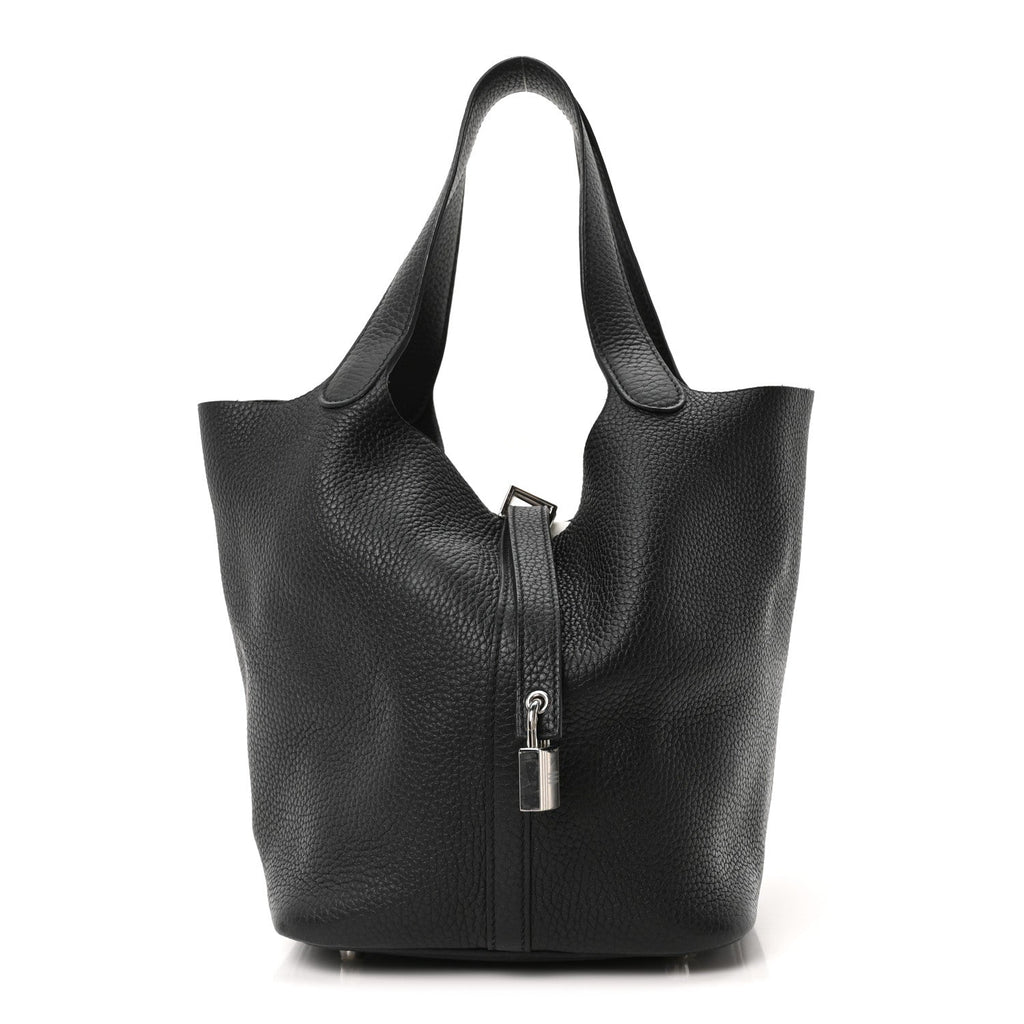 Taurillon Clemence Picotin Lock 22 MM Black