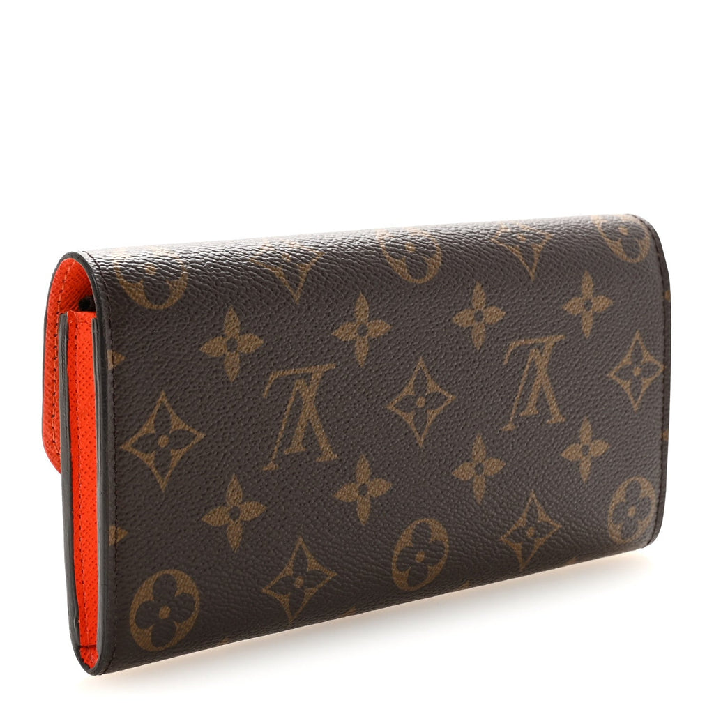 Monogram Emilie Wallet Piment