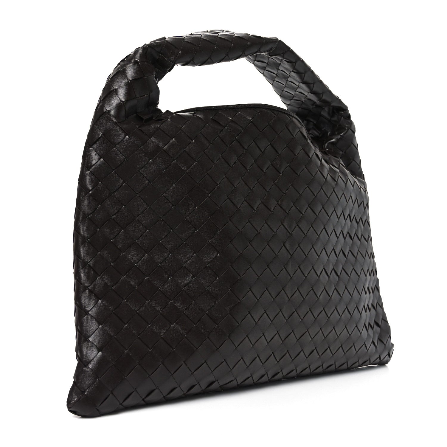 Calfskin Intrecciato Small Hop Fondant