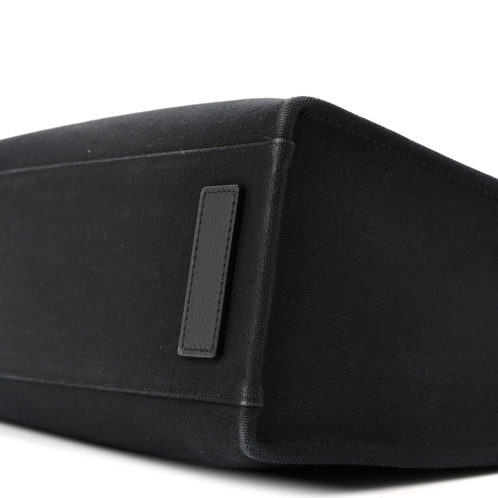 Canvas Calfskin La Medusa Small Tote Black