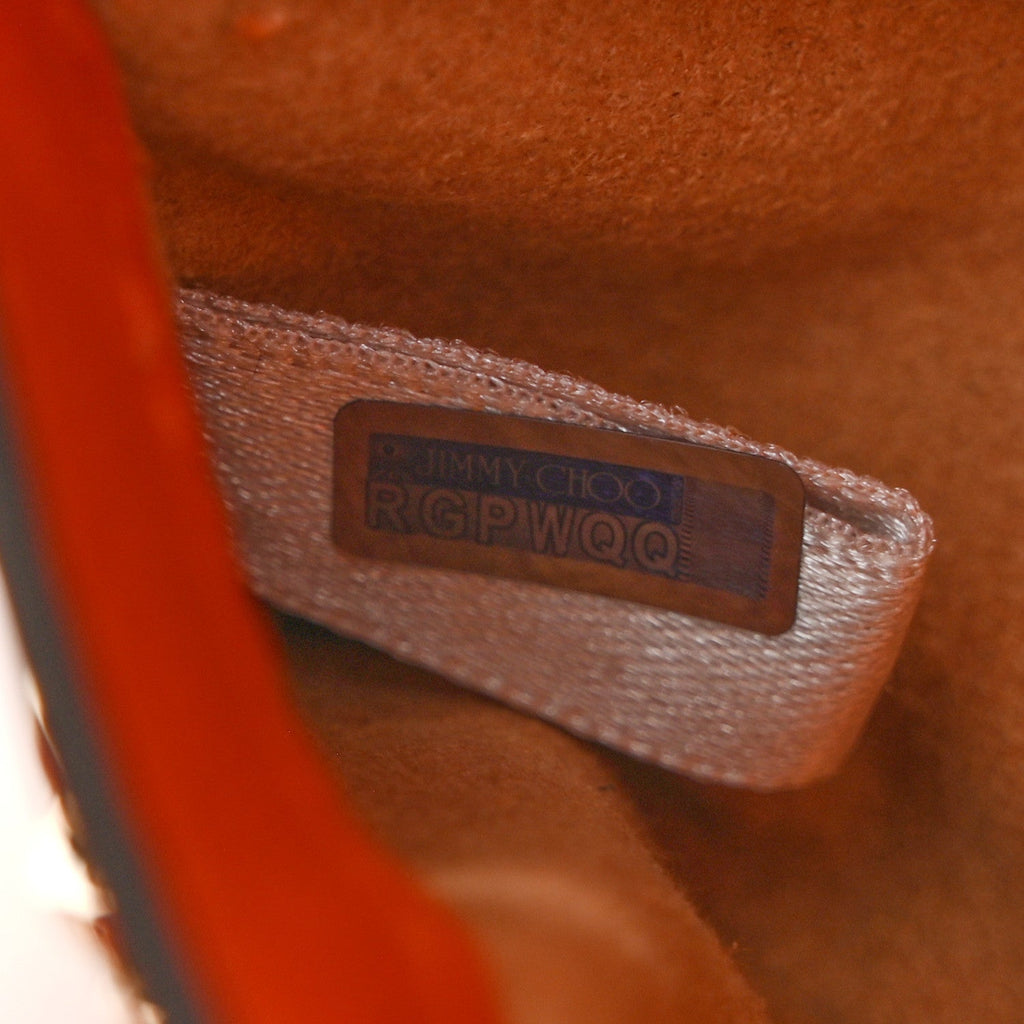 Calfskin Micro Hale Crossbody Amber Orange