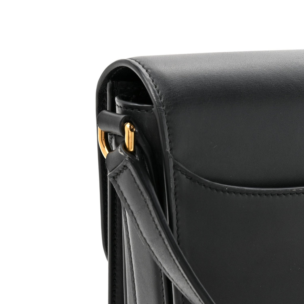 Calfskin Gancini Shoulder Bag Black