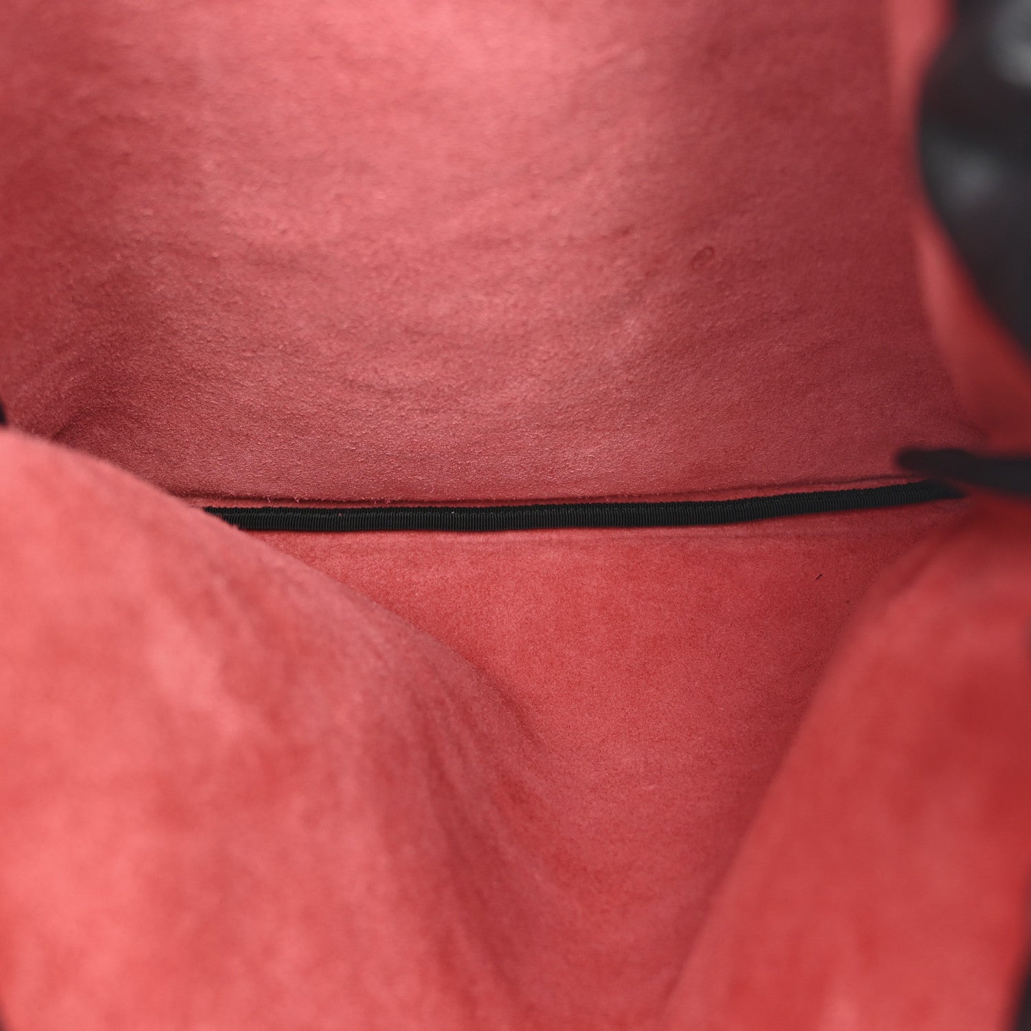 Calfskin Coco Capitan Logo Drawstring Backpack Hibiscus Red
