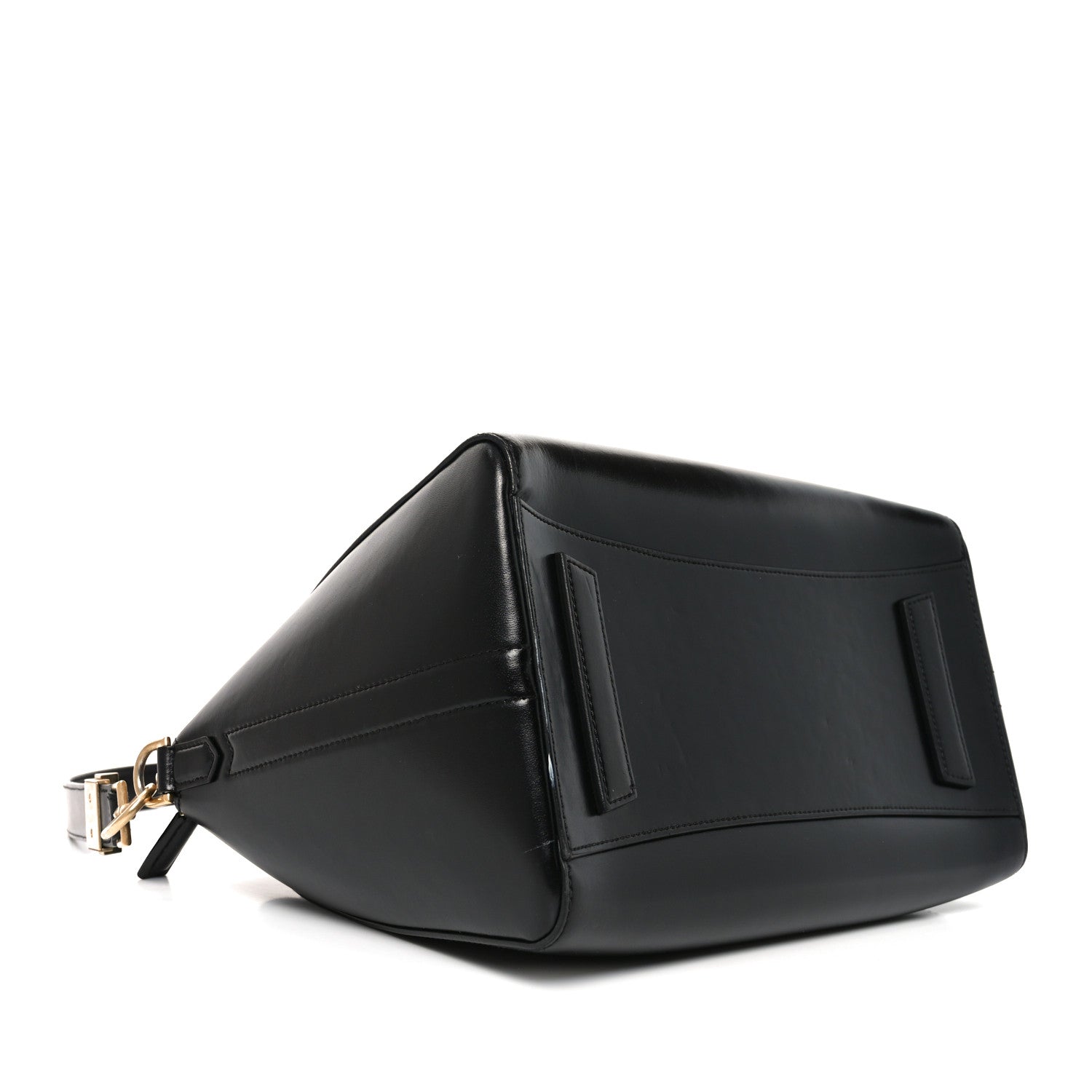 Shiny Lord Calfskin Medium Antigona Black