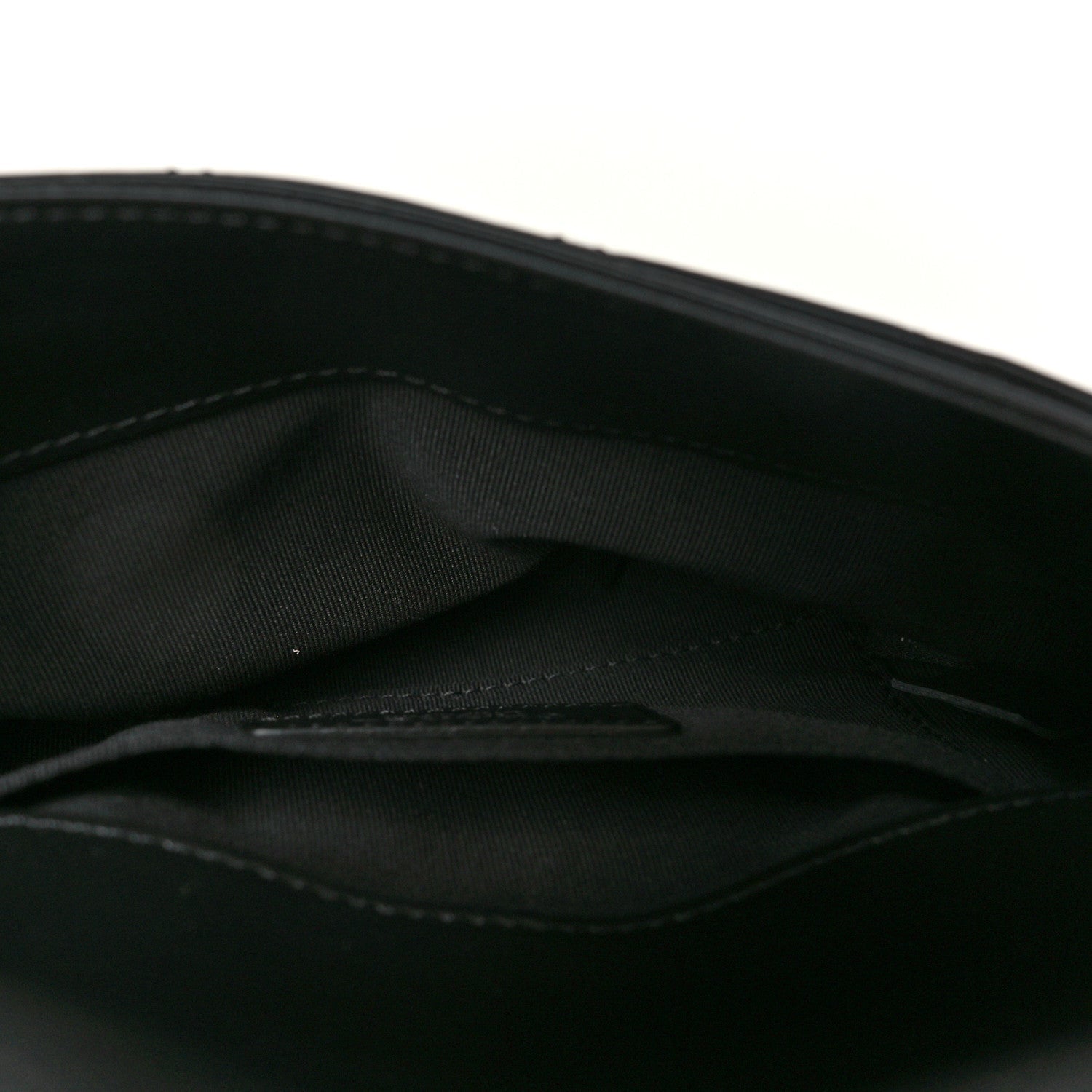 Calfskin Quilted CC Uniform Flap Belt Bag Black