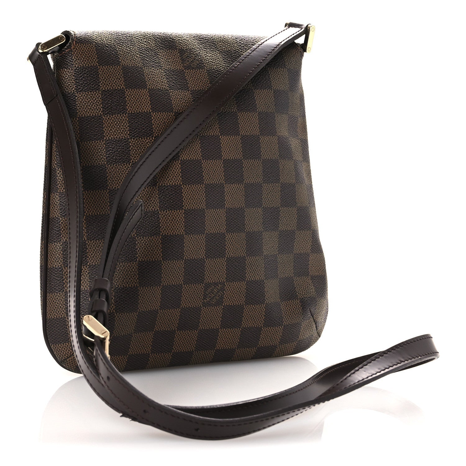 Damier Ebene Musette Salsa Long Strap