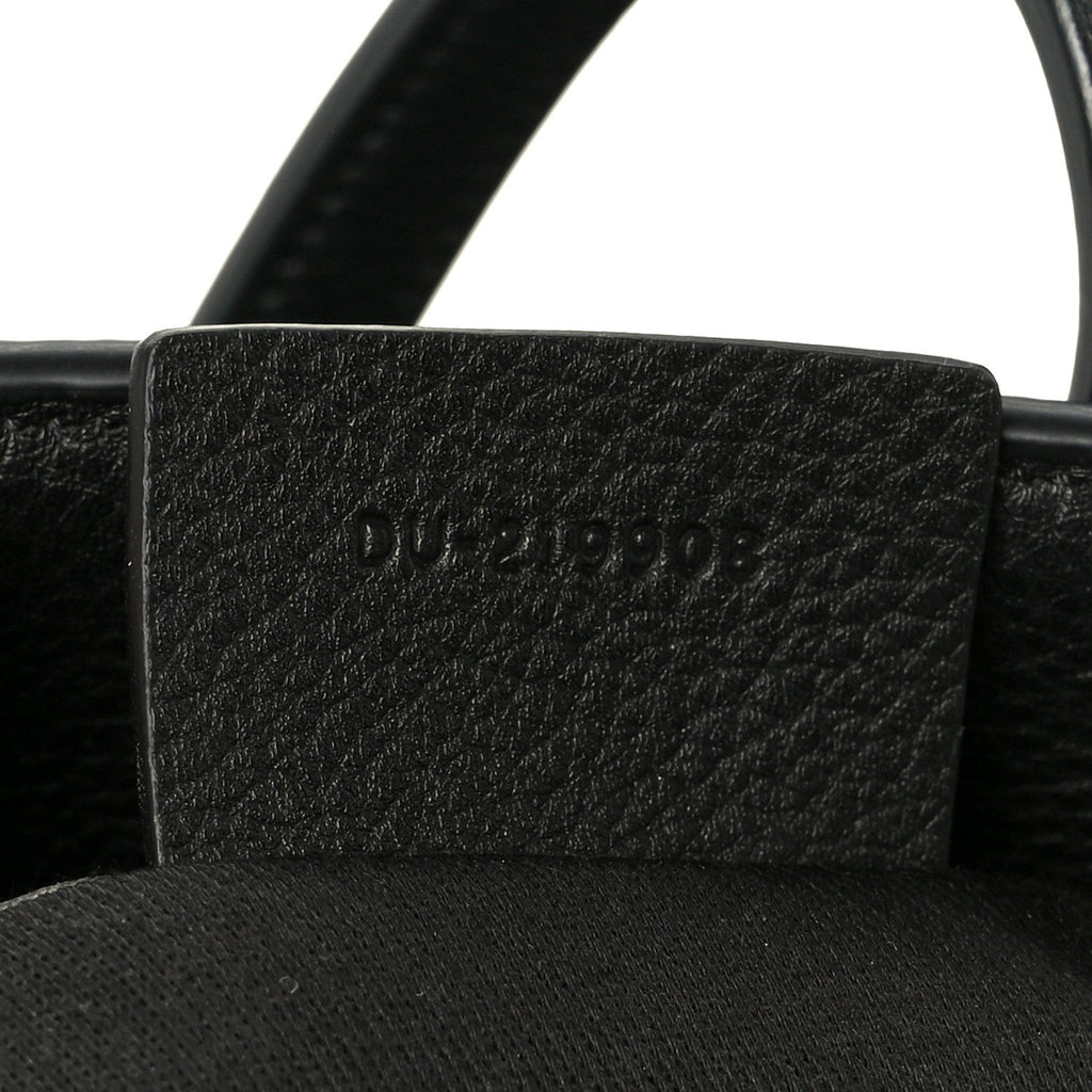 Grained Calfskin Medium Star Tote Black