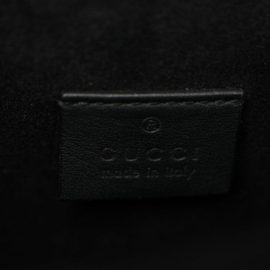 GG Supreme Monogram Mini Dionysus Shoulder Bag Black