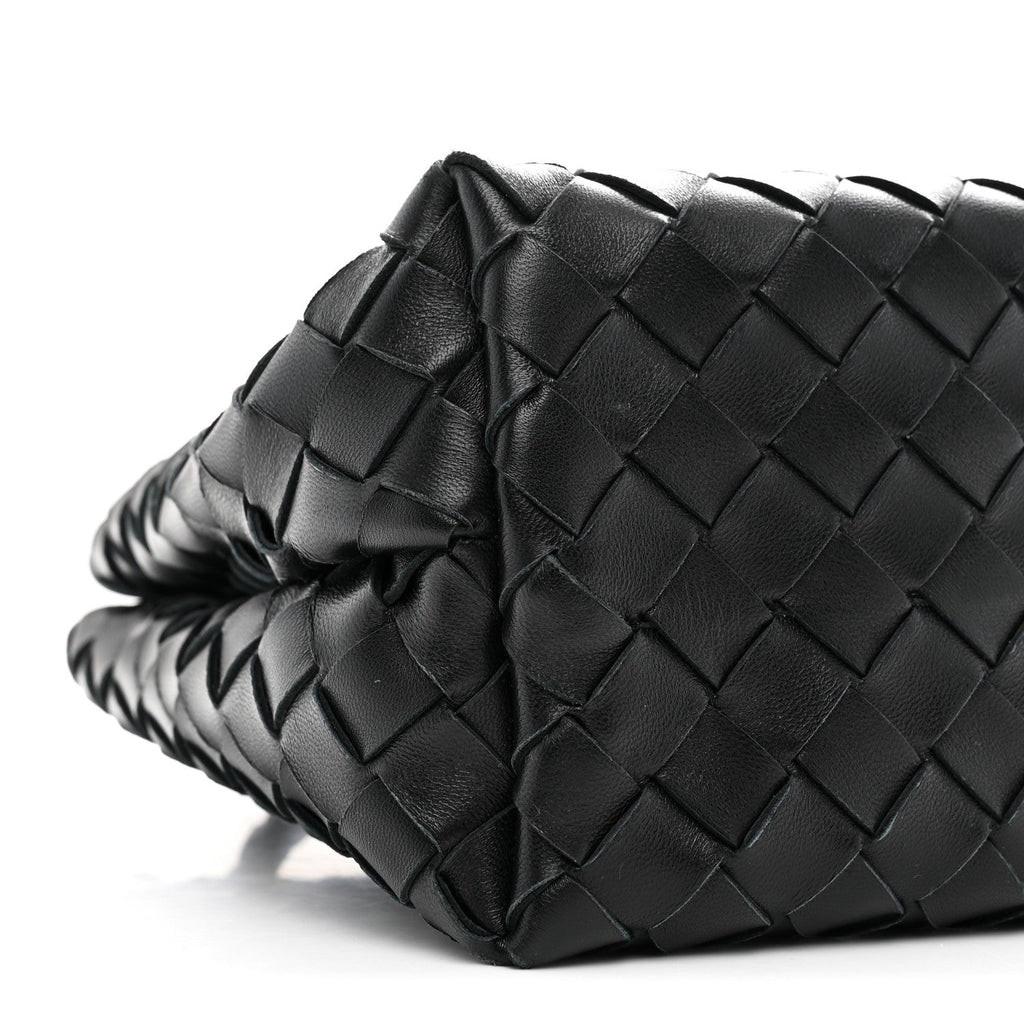 Nappa Intrecciato Small Andiamo Shoulder Bag Black