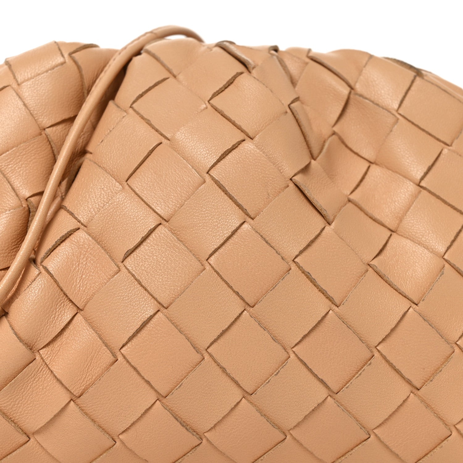 Nappa Intrecciato The Mini Pouch Almond