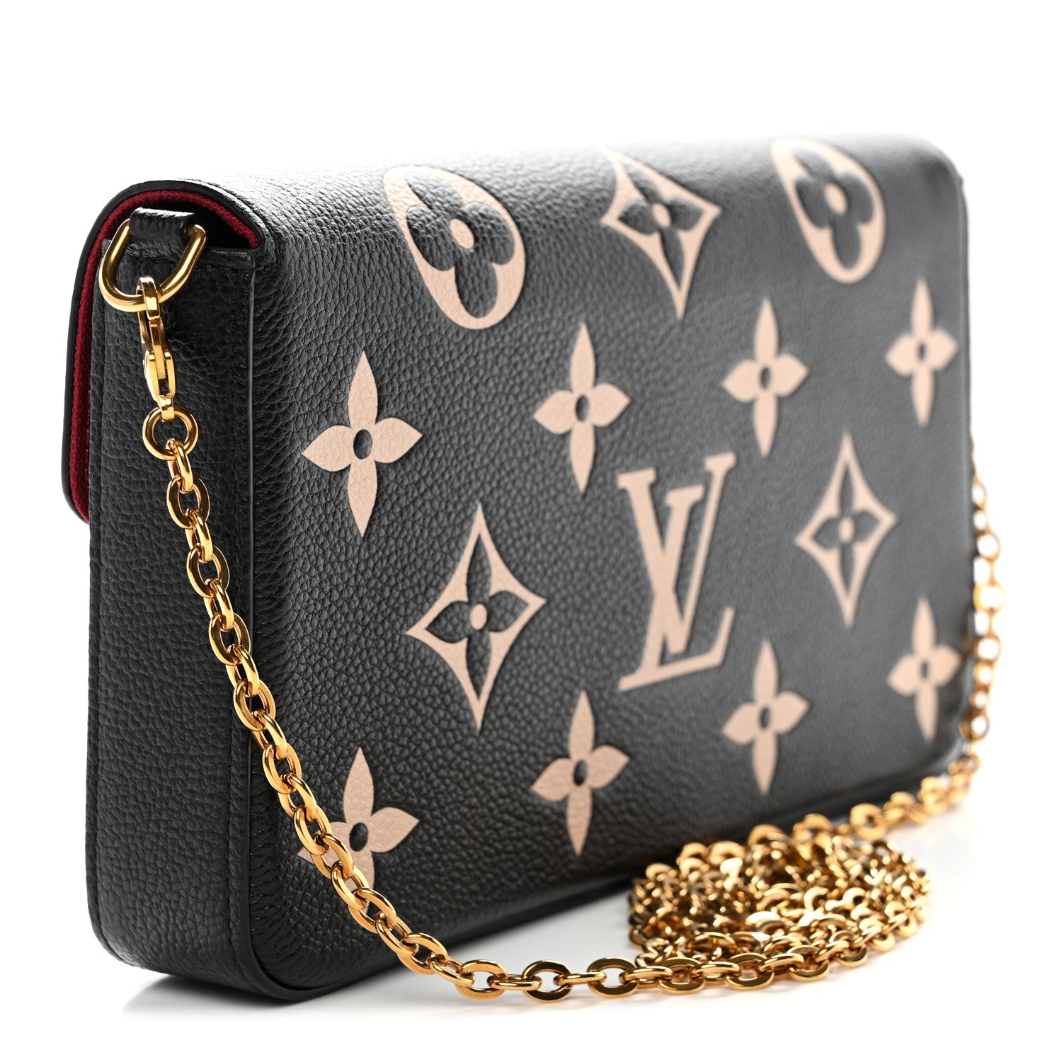 Empreinte Monogram Giant Felicie Pochette Black Beige