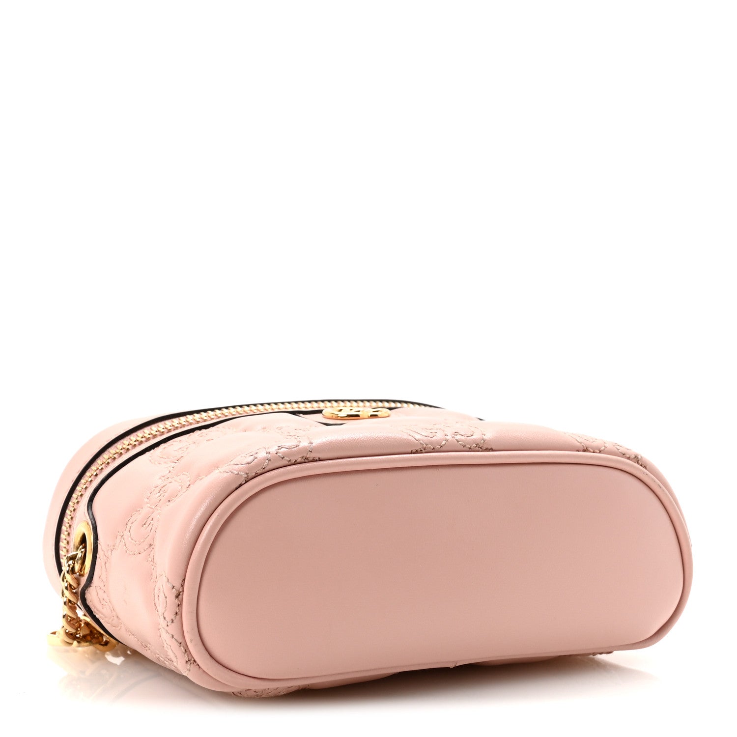 Calfskin GG Matelasse Mini Top Handle Bag Perfect Pink