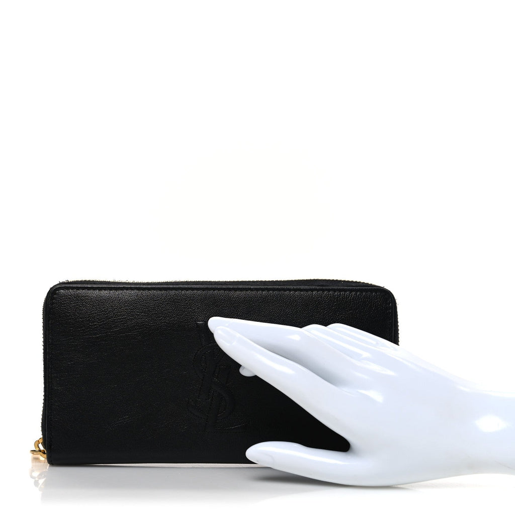 Chevre Belle De Jour Zip Around Wallet Black