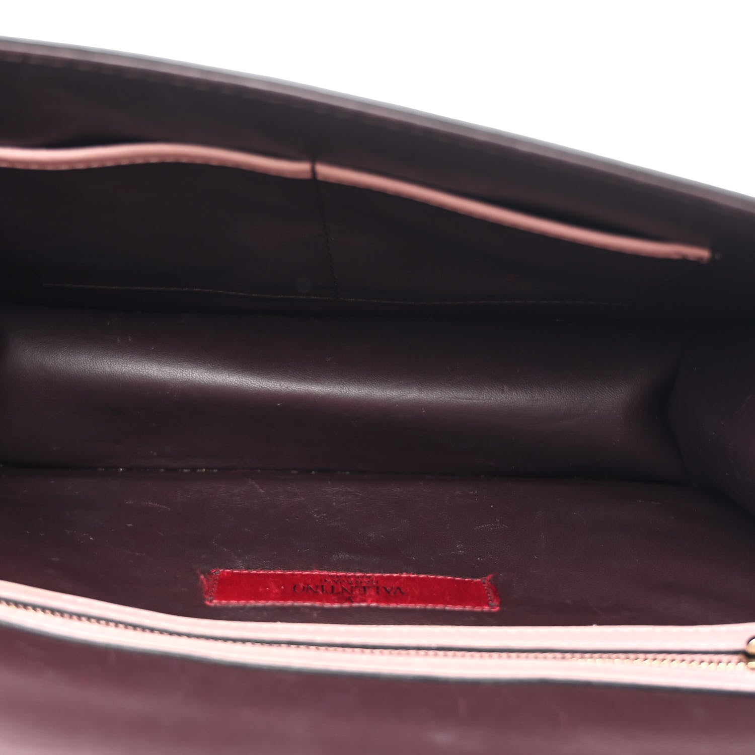Vitello Tri-Color Medium Glam Lock Rockstud Flap Rubin Water Rose Marine