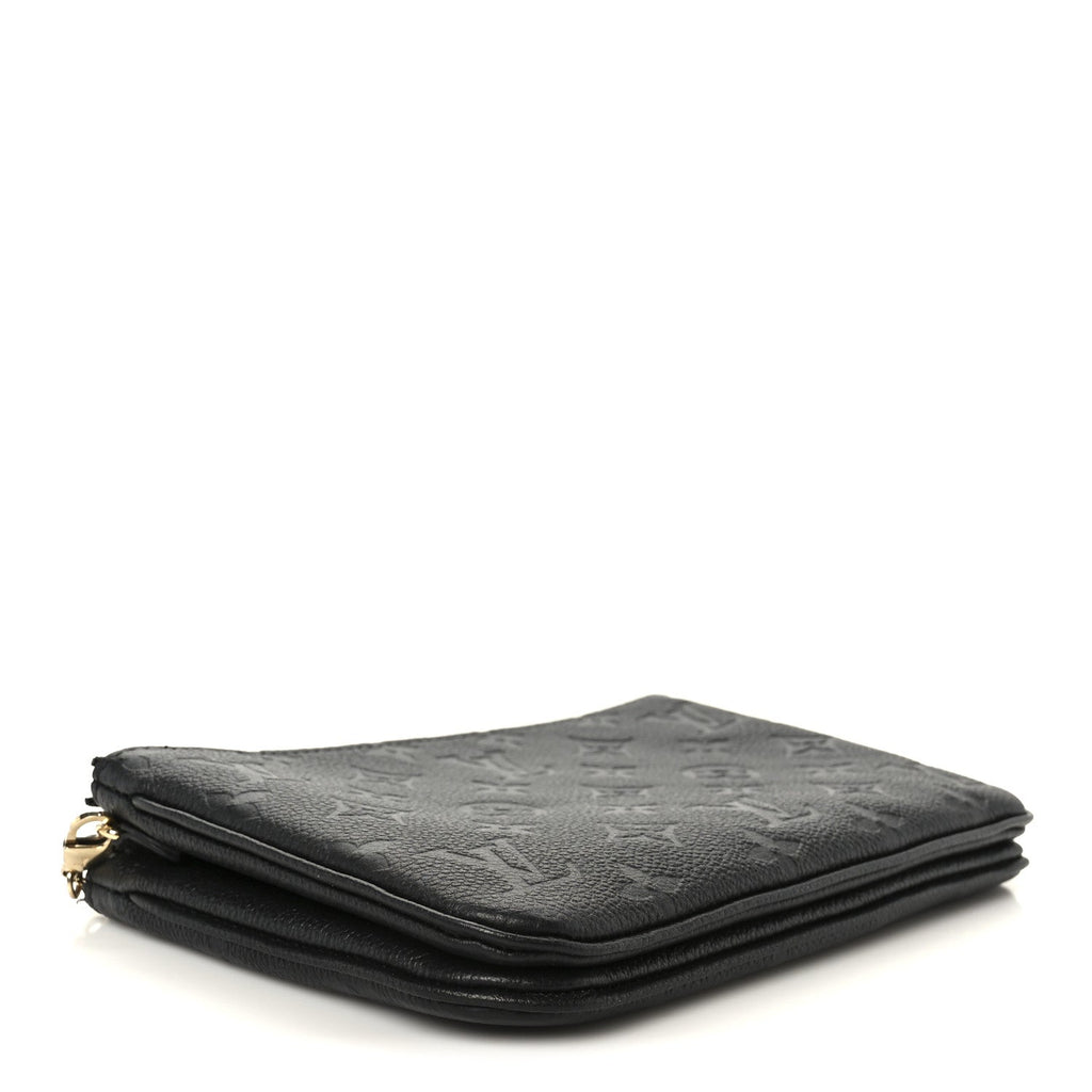 Empreinte Double Zip Pochette Black