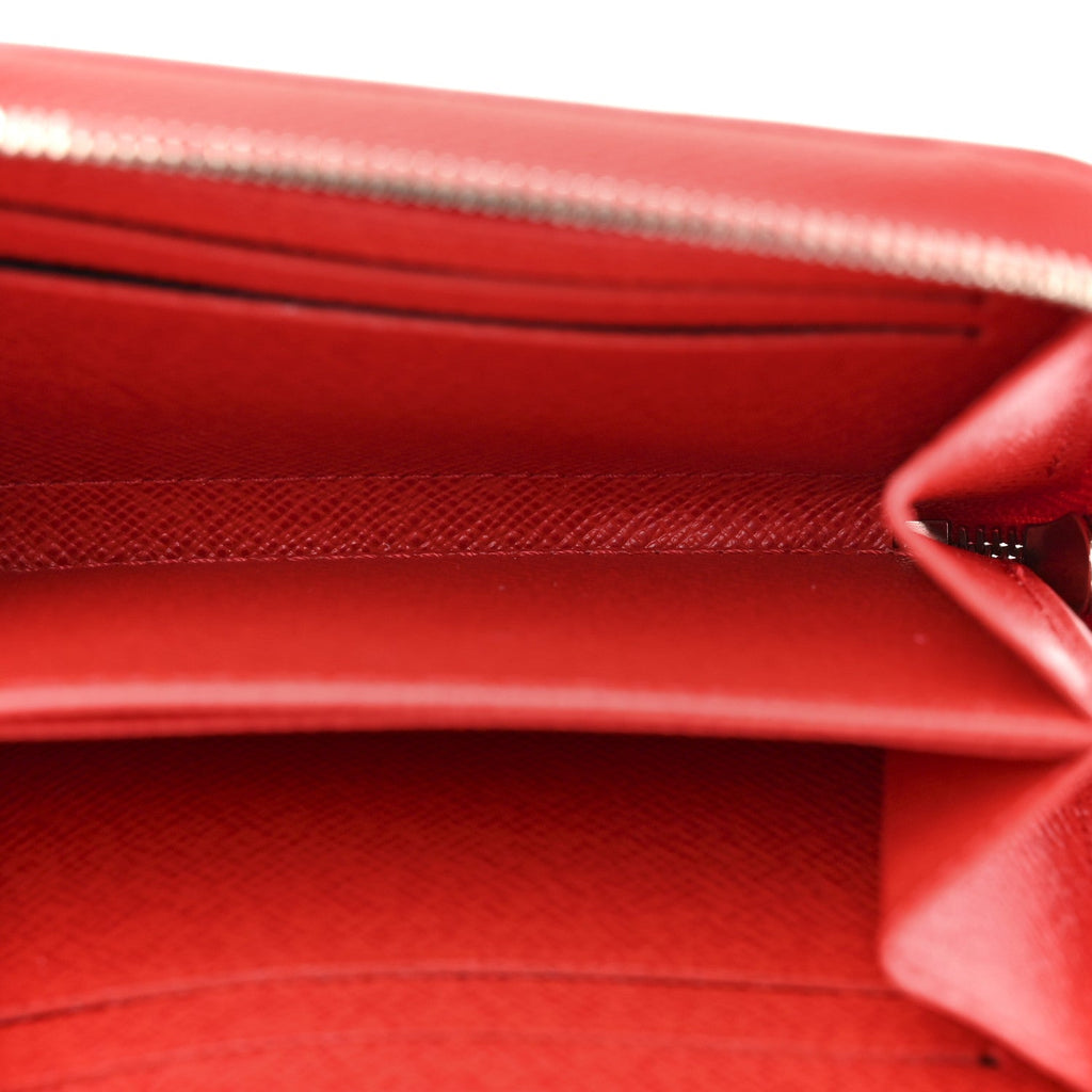 Epi Zippy Coin Purse Coquelicot