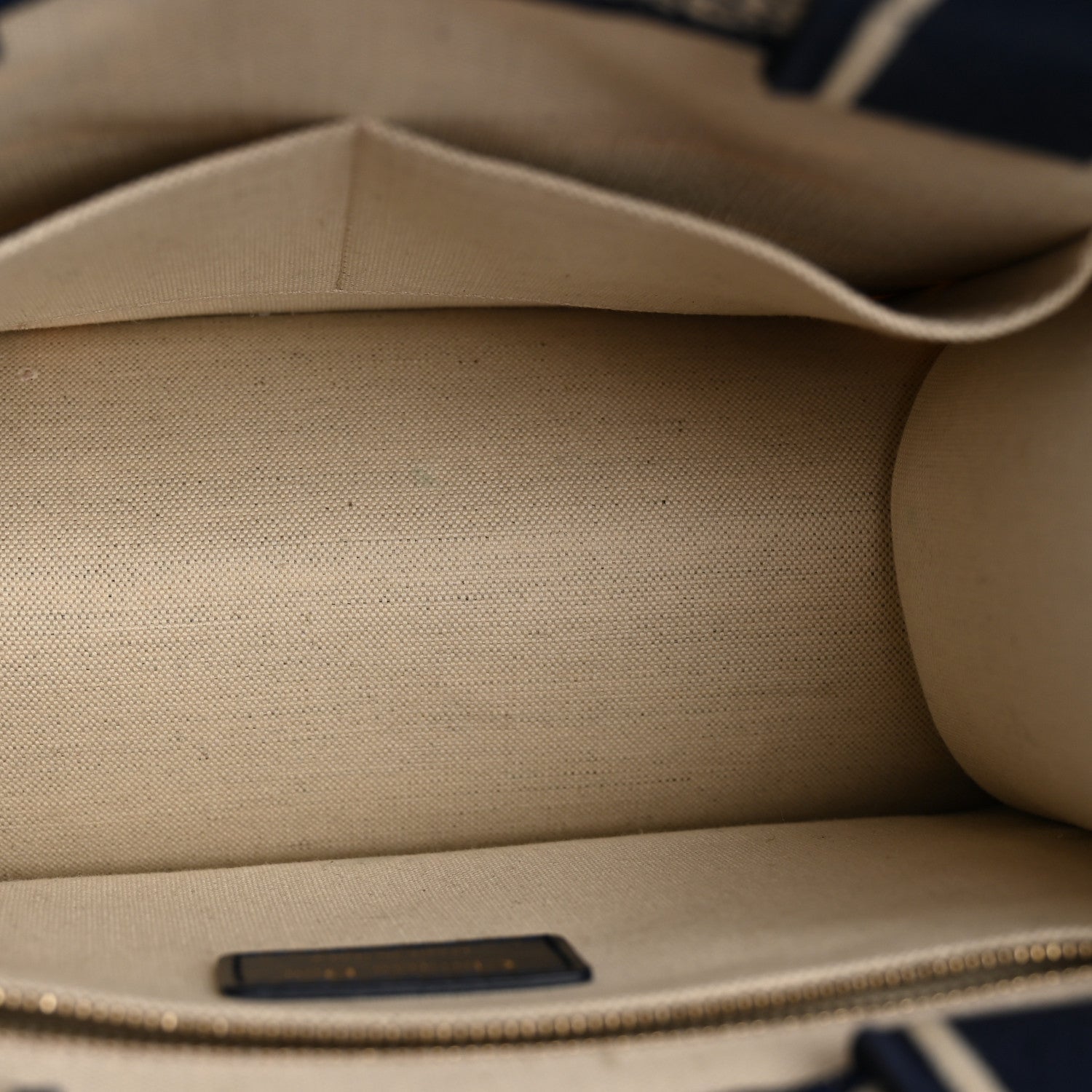 Calfskin Dioriviera Toile De Jouy Small Book Tote With Strap Blue Multicolor