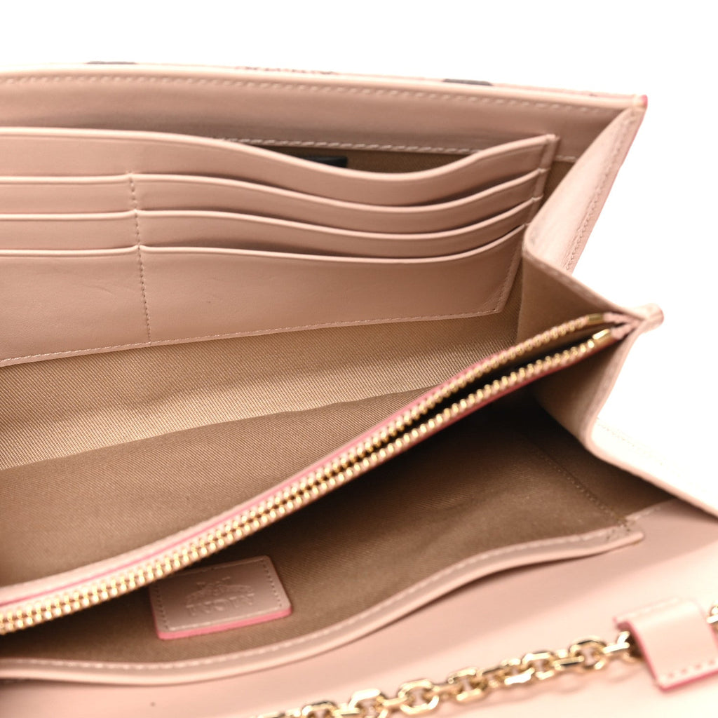 Visetos Medium Patricia Wallet On Chain Soft Pink