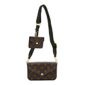 Monogram Felicie Strap & Go Kaki