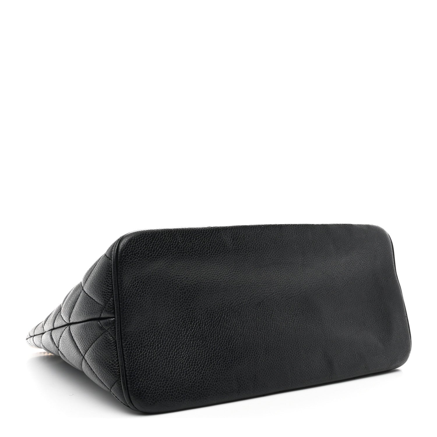 Caviar Quilted Medallion Tote Black