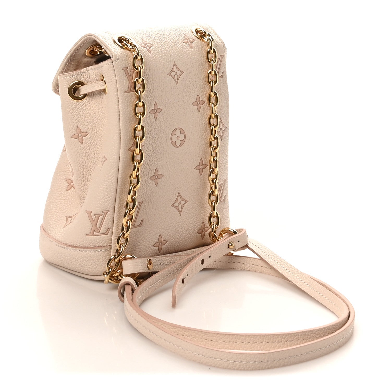 Empreinte Monogram Bicolor Nano Noe Backpack Eden