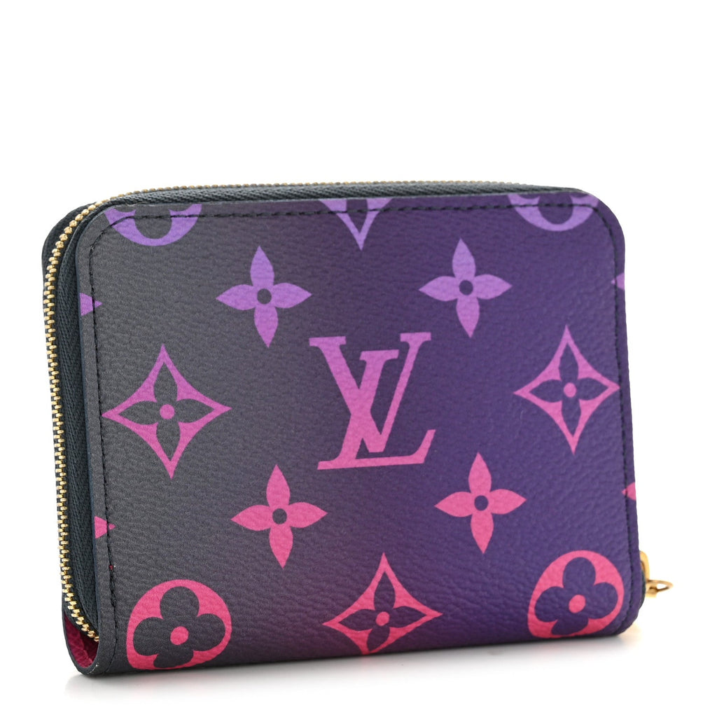 Monogram Giant Spring In The City Zippy Coin Purse Midnight Fuchsia