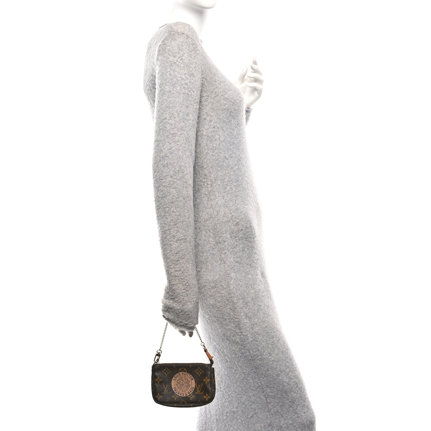 Monogram Complice Trunks and Bags Mini Pochette Accessories Beige
