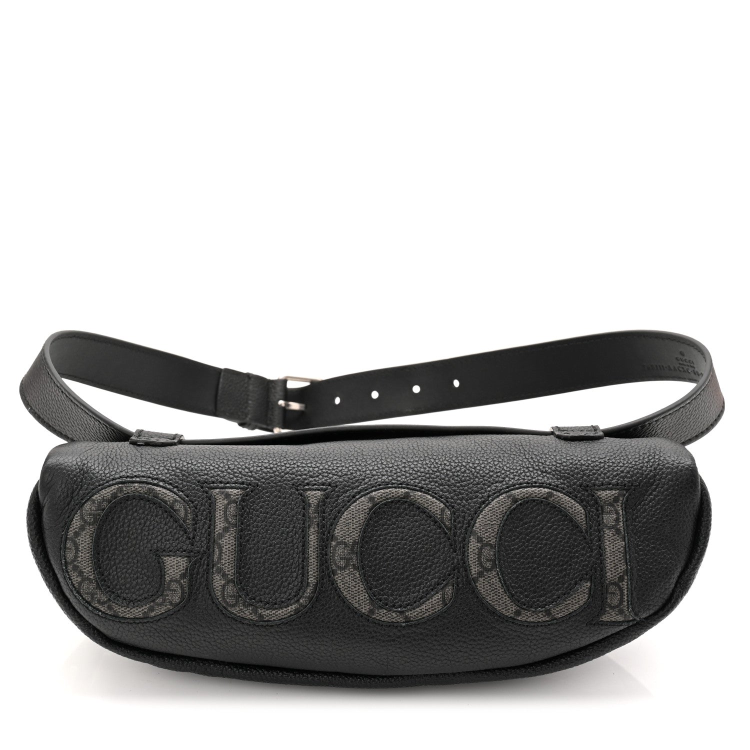 Grained Calfskin Embossed GG Monogram Belt Bag 80 32