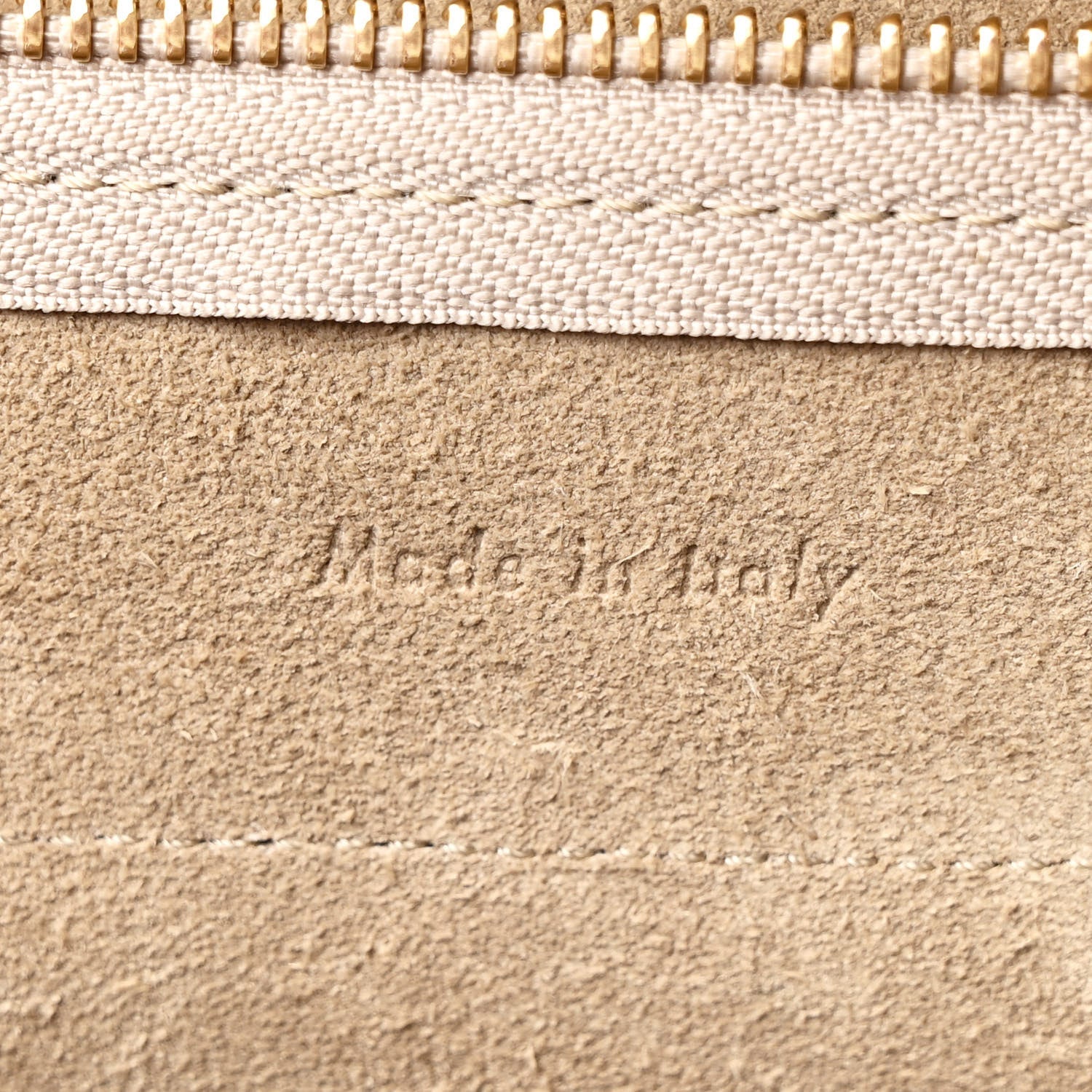 Grained Calfskin Nano Belt Bag Light Taupe