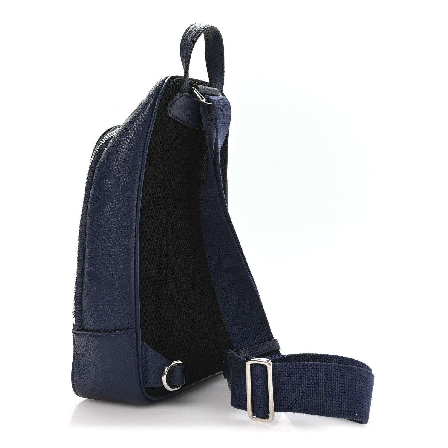 Piuma Calfskin Jumbo GG Embossed Sling Crossbody Royale